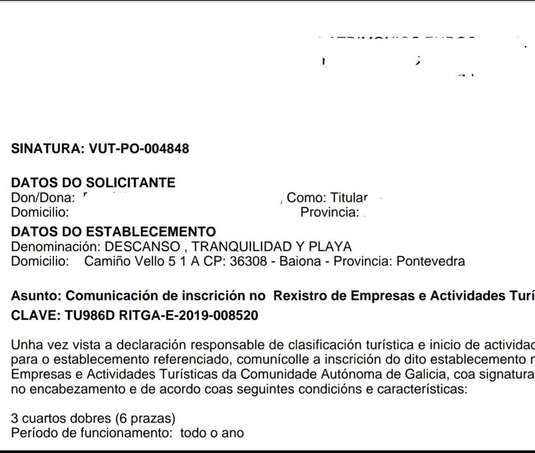 O fogar de Susana Baiona Exterior foto